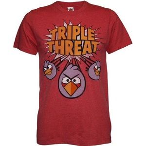 Fifth Sun Angry Birds Triple Threat T-Shirt | Size: S